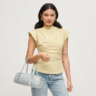 Athena Blue Ivory Shoulder Bag