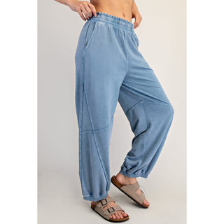 Blue Terry Butter Jogger