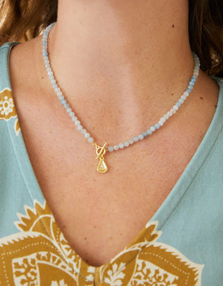 Calm Waters Necklace Aquamarine