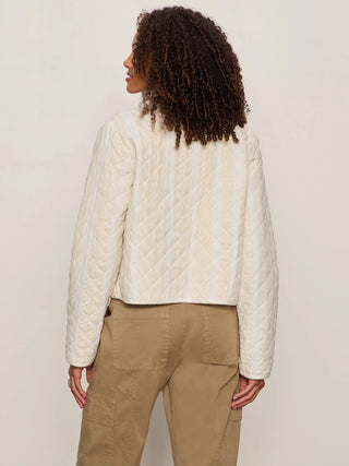 Crafted Coco Jacket in Collage Stripe