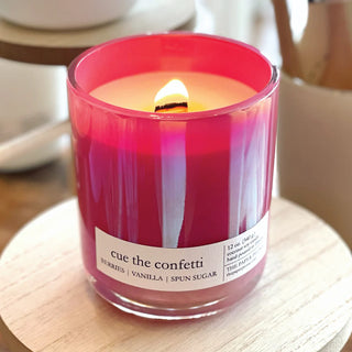 Cue the Confetti Candle