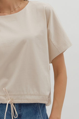 Elegant Ecru Top