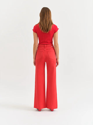 Far Out Wide Leg Cherry