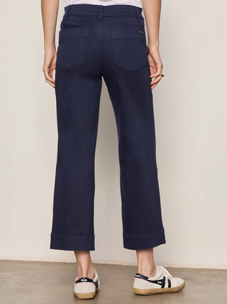 Insider Crop Navy Blazer Pant