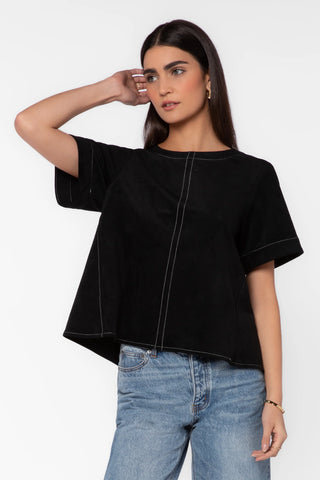 Juliette Whispering Pines Top Black