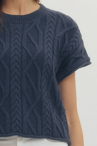 Knit Sweater Navy