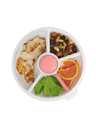 Large Snack Spinner - Coral Pink