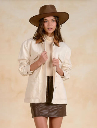 Off White Collar Jacket