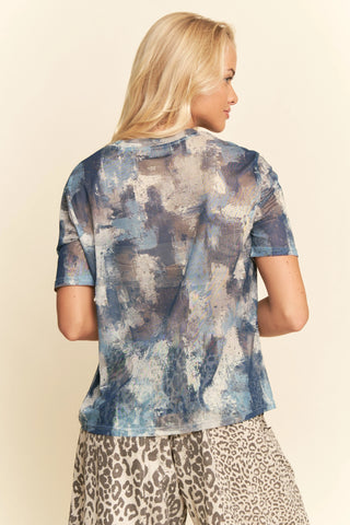 Picture Perfect Watercolor Top
