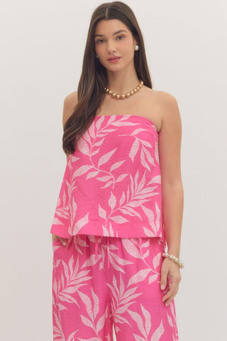 Pink Palms Shirt