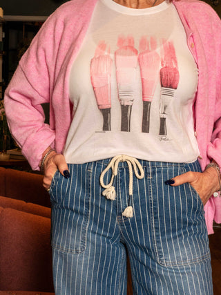 Piper Cardigan - Pale Pink