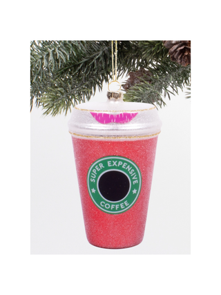 Red Coffee Ornament