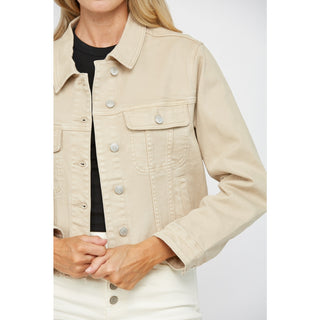 Stretch Denim Jacket Maize