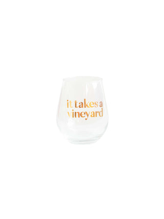 Takes a Vineyard Wine Glass