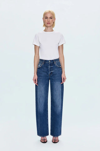 Tate High Rise Bowed Wide Leg Fulton