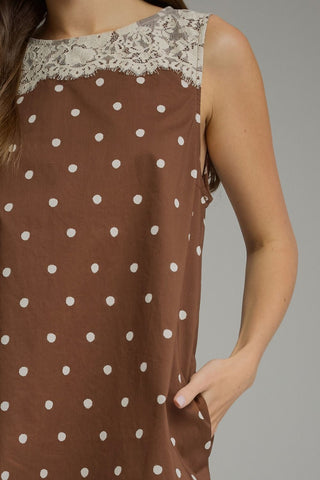 The Polka Dot w/ Lace Dress