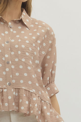Totally Kathy Polka Dot Top