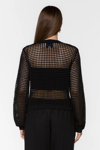 Tovey Black Cardi