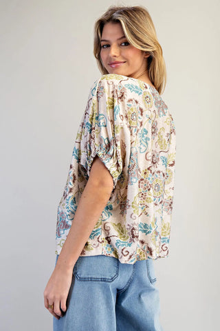 Vintage Botanical Blouse