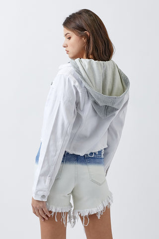 White Distressed Jacket
